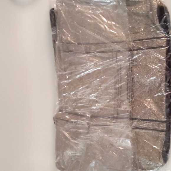 Victoria's Secret Sparkle Gold Carryall NWT - Picture 3 of 3